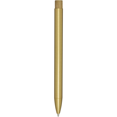 Logo trade promotional merchandise photo of: Beatriz recycled brass ballpoint pen