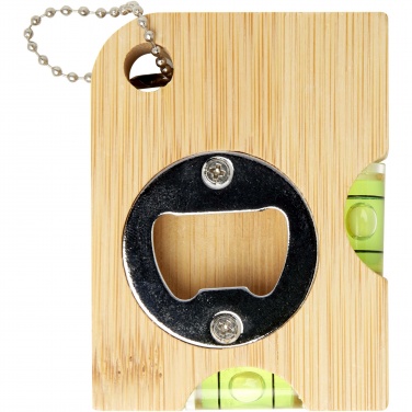 Logotrade corporate gift image of: Levo bamboo bottle opener with level 