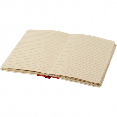 Logo trade promotional products image of: Liliana A5 sugar cane plastic hard cover notebook