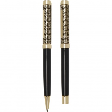 Logo trade advertising products image of: Legato ballpoint and rollerball pen set