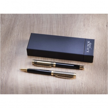 Logo trade corporate gift photo of: Legato ballpoint and rollerball pen set