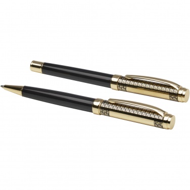 Logo trade promotional products image of: Legato ballpoint and rollerball pen set