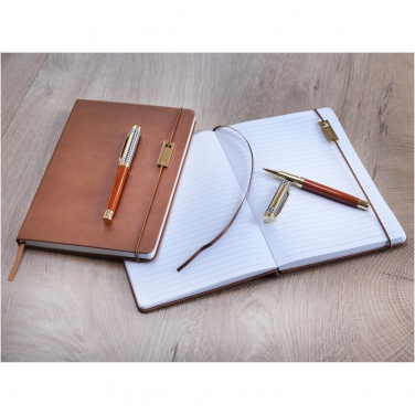 Logo trade advertising product photo of: Legato A5 notebook and rollerball pen set 