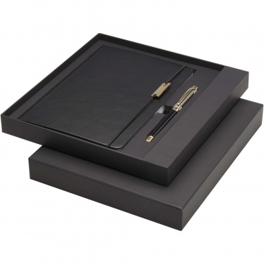 Logotrade advertising product image of: Legato A5 notebook and rollerball pen set 