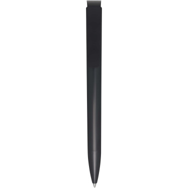 Logo trade promotional merchandise picture of: Lucia recycled plastic ballpoint pen