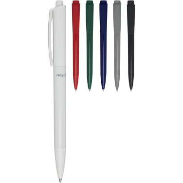 Logo trade promotional products image of: Martha recycled plastic ballpoint pen