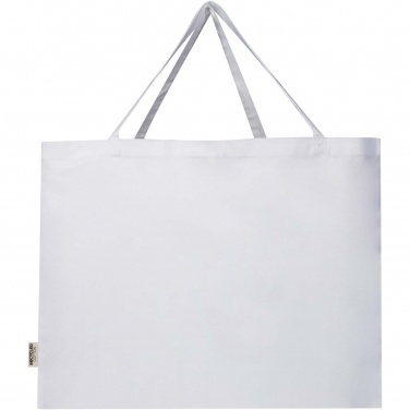 Logo trade promotional merchandise picture of: Odessa 220 g/m² GRS recycled cotton large tote bag