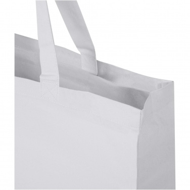 Logo trade promotional merchandise photo of: Odessa 220 g/m² GRS recycled cotton large tote bag