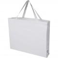 Odessa 220 g/m² GRS recycled cotton large tote bag, White