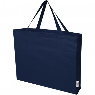 Logotrade promotional giveaways photo of: Odessa 220 g/m² GRS recycled cotton large tote bag