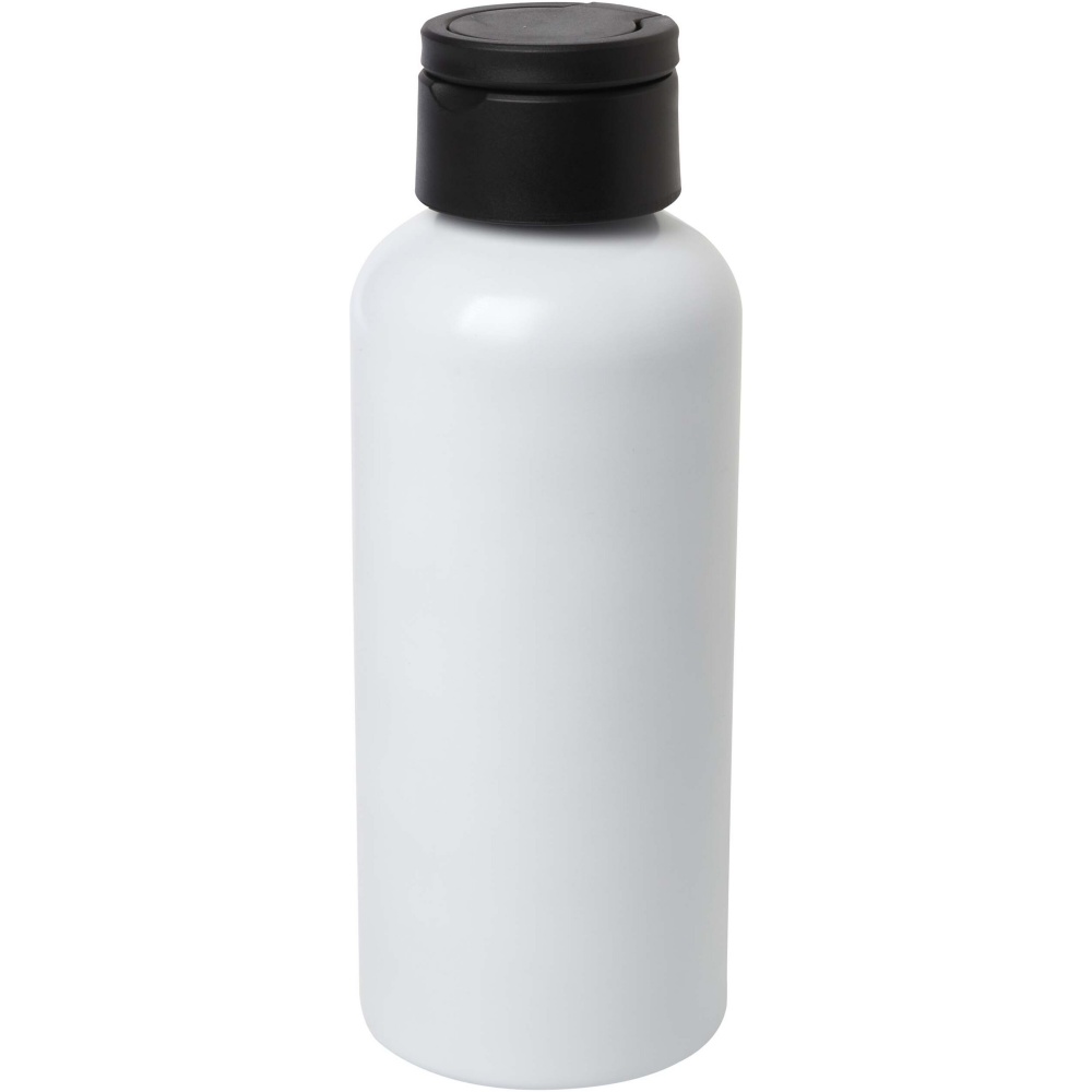 Logo trade promotional merchandise image of: Trinity 600 ml RCS certified recycled aluminium water bottle with RPET lid