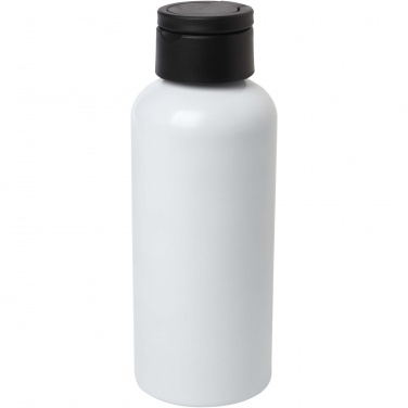 Logo trade advertising products picture of: Trinity 600 ml RCS certified recycled aluminium water bottle with RPET lid