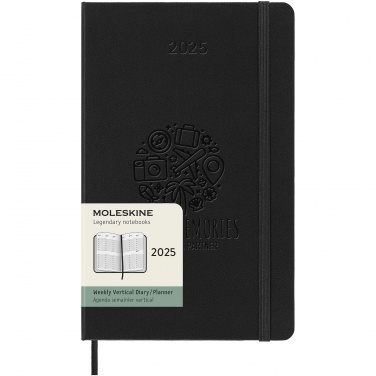 Logo trade promotional items image of: Moleskine hard cover 12 month L weekly planner vertical