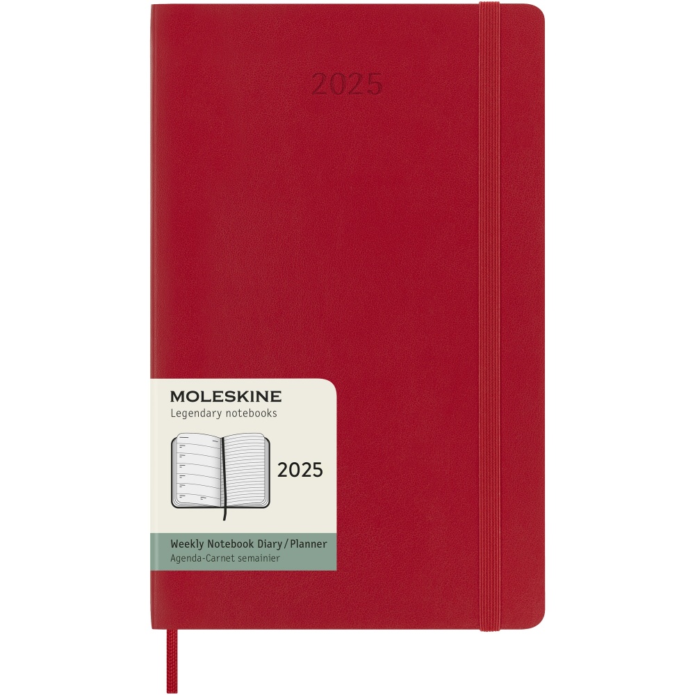 Logo trade promotional products image of: Moleskine soft cover 12 month weekly L planner