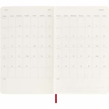 Logo trade promotional giveaways image of: Moleskine soft cover 12 month weekly L planner