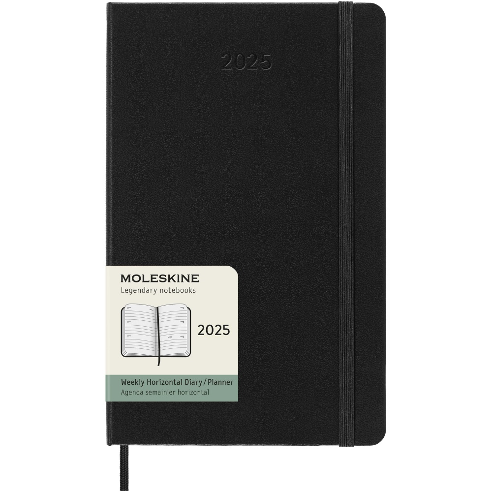 Logotrade promotional items photo of: Moleskine horizontal hard cover 12 month L weekly planner