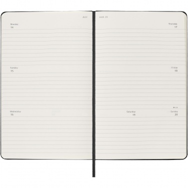 Logo trade business gift photo of: Moleskine horizontal hard cover 12 month L weekly planner