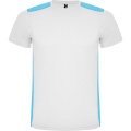 Detroit short sleeve kids sports t-shirt, White / Turquois