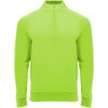 Epiro long sleeve unisex quarter zip sweatshirt, Fluor Green