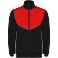 Evans kids tracksuit, Solid black / Red