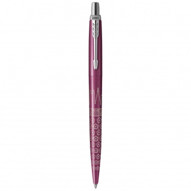 Logotrade promotional merchandise image of: Parker Jotter SE Global Icons colour trim ballpoint pen