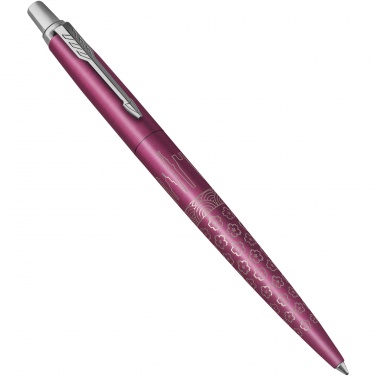 Logo trade promotional gifts picture of: Parker Jotter SE Global Icons colour trim ballpoint pen