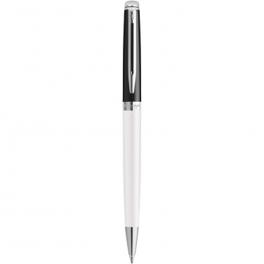 Logo trade promotional items image of: Hemisphere colour blocking ballpoint pen with palladium trim