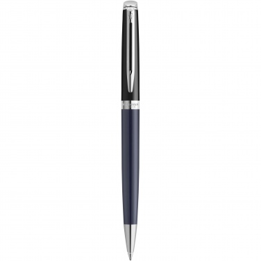 Logotrade promotional merchandise photo of: Hemisphere colour blocking ballpoint pen with palladium trim