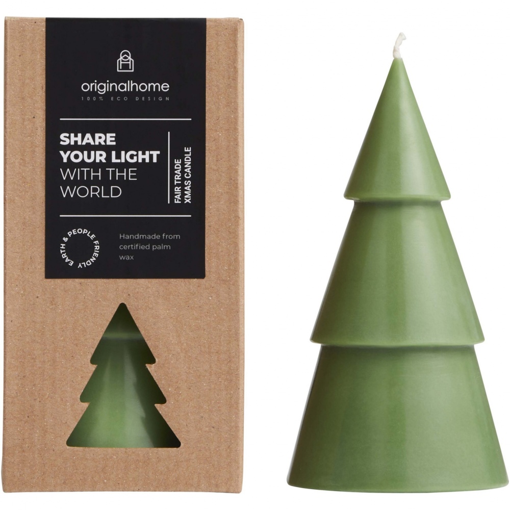 Logotrade promotional item image of: Originalhome Xmas tree candle - L