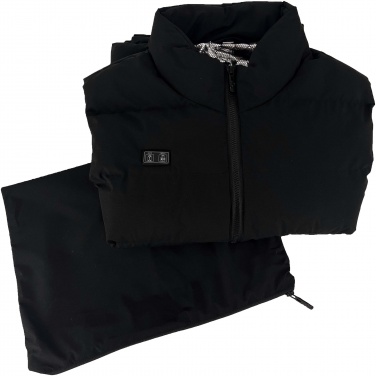 Logo trade corporate gifts image of: SCX.design G01 heated bodywarmer with power bank