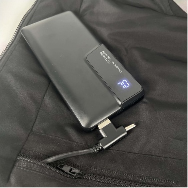 Logo trade promotional item photo of: SCX.design G01 heated bodywarmer with power bank