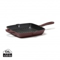 VINGA Monte enamelled grill pan, burgundy