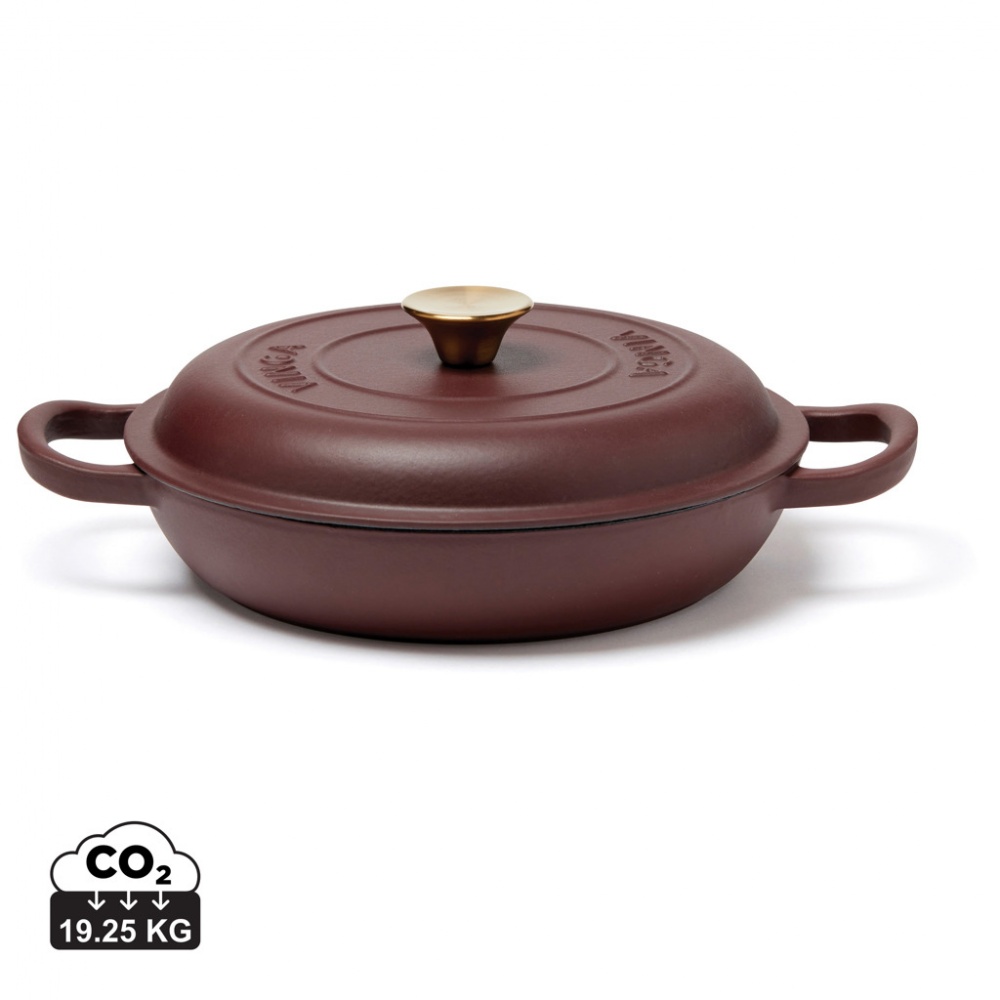 Logo trade promotional merchandise image of: VINGA Monte enameled cast iron sauté pan