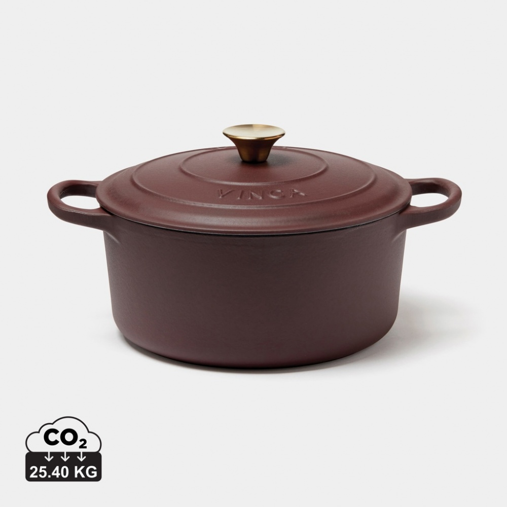 Logotrade advertising products photo of: VINGA Monte enameled cast iron pot 5.5L