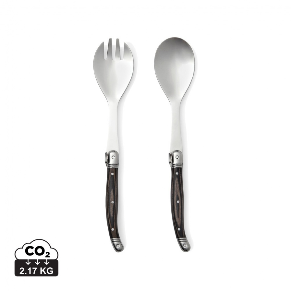 Logo trade promotional merchandise photo of: VINGA Gigaro serving cutlery