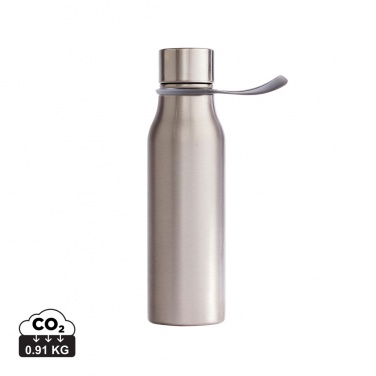 Logo trade business gifts image of: VINGA Lean water bottle steel