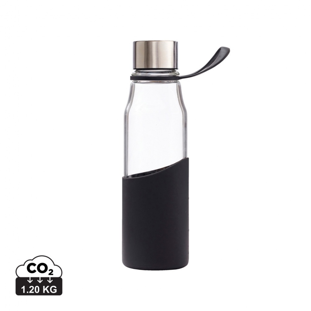 Logo trade corporate gifts image of: VINGA Lean Glass Water Bottle