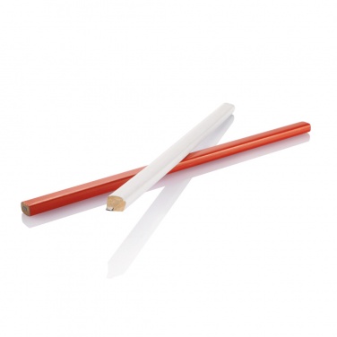 Logo trade promotional giveaways picture of: 25cm wooden carpenter pencil