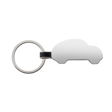 Logo trade corporate gift photo of: RCS recycled zinc alloy car keyring