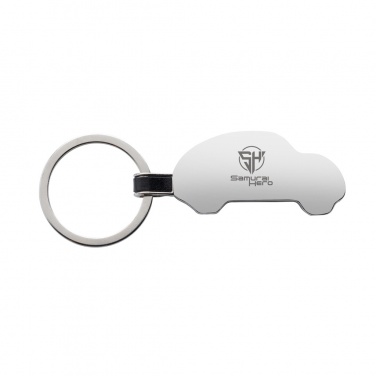 Logotrade business gift image of: RCS recycled zinc alloy car keyring