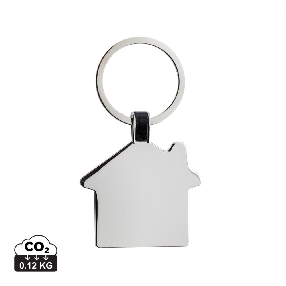 Logotrade advertising product picture of: RCS recycled zinc alloy house keyring