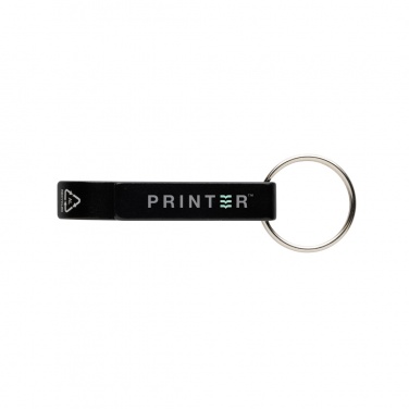 Logotrade promotional item image of: RCS recycled aluminum bottle and can opener