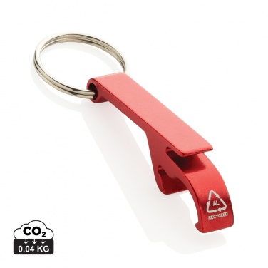 Logo trade promotional giveaway photo of: RCS recycled aluminum bottle and can opener