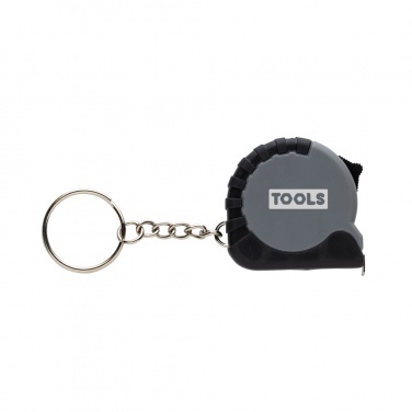 Logo trade corporate gifts picture of: MeasureMate RCS reycled ABS 1 meter tape keychain