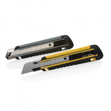 Logotrade business gift image of: Refillable RCS rplastic heavy duty snap-off knife soft grip