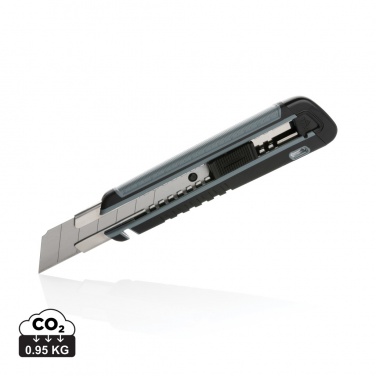 Logotrade promotional item picture of: Refillable RCS rplastic heavy duty snap-off knife soft grip