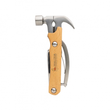 Logo trade promotional items image of: Wooden multi-tool hammer