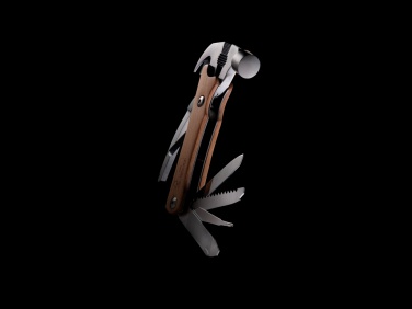 Logo trade promotional gifts picture of: Wooden multi-tool hammer