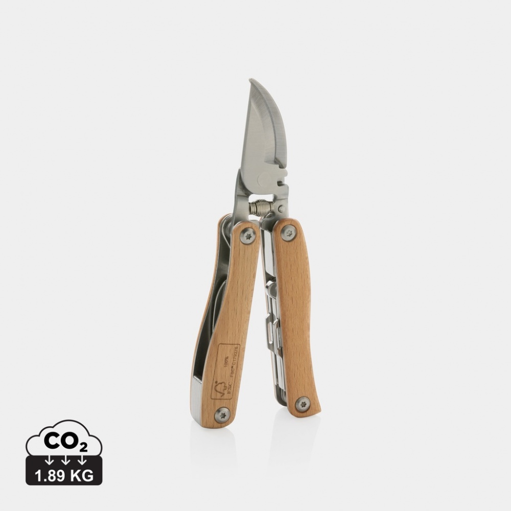 Logotrade advertising products photo of: Wooden garden multi-tool