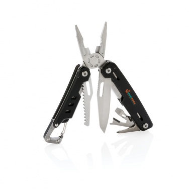 Logo trade promotional item photo of: Solid multitool with carabiner